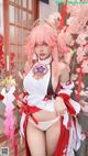 Coser@Byoru: Yae Miko x Raiden Shogun (95 photos) P67 No.f229b2 Image No. 85