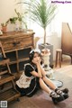 Beautiful Kwon Hyuk Jeong cute pose with maid outfit (13 photos) P6 No.482ba7 Image No. 15