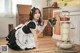 Beautiful Kwon Hyuk Jeong cute pose with maid outfit (13 photos) P5 No.e4b003 Image No. 17